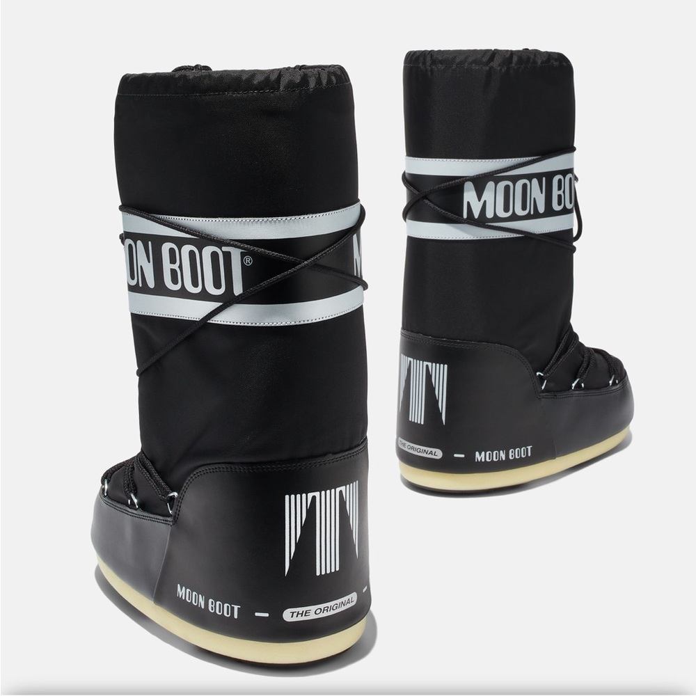 🎉HP🎉Moon Boot Icon Black Nylon Boots - Picture 4 of 5